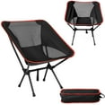 thumbnail image 4 of Elegant Choise Lightweight Folding Camping Chair, Stable Portable Compact for Outdoor Camp, Travel, Beach, Picnic, Festival, Hiking, Backpacking, 4 of 10