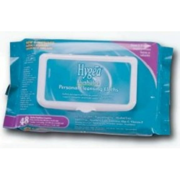 Flushable Wet Wipes, 48 Wipes