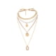 thumbnail image 3 of Collar para mujer, joyería para mujer, joyería para mujer, nuevo colgante de moneda y perla, collar con candado, cadena, joyería para mujer, regalo, collar con colgante, 3 of 5