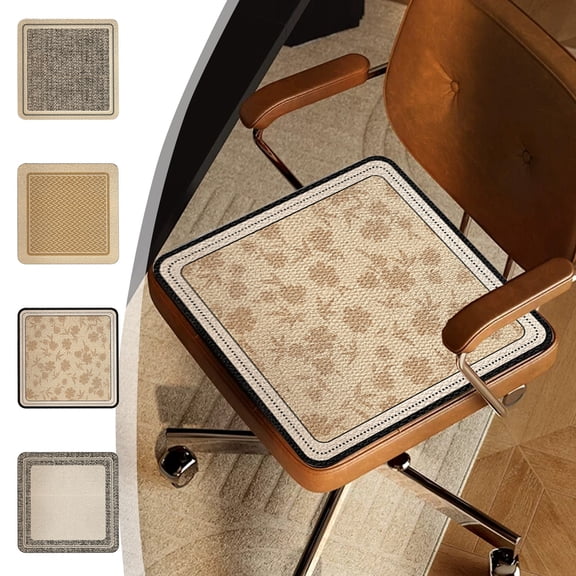 Ultra Thin Non Slip Seat Cushion 17.7x17.7x0.2in Breathable Waterproof Chair Cushions for Dining Chairs Office Car by PALIFEUR