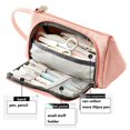 thumbnail image 3 of Estuche de lápices de gran capacidad Kawaii para estudiantes escolares, bolsa de almacenamiento de bolígrafos, caja de lápices, bolsas, suministros de papelería de oficina, 3 of 4