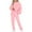 A01_Pink, variant on Towmus Women's 2 Piece Outfits Long Sleeve Fall Crew Neck Sweatshirt with Jogger Pants Lounge Sets Tracksuits with Pockets, Black, L