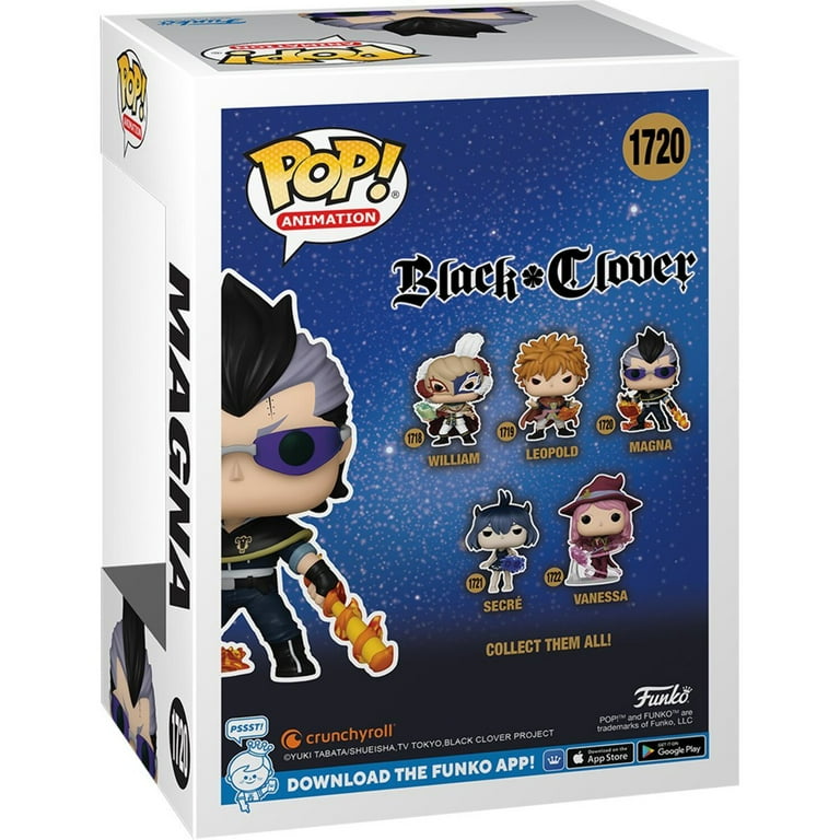 Black Clover Magna Funko Pop! Vinyl Figure #1720, Not Mint