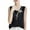 #02 Black, variant on Busydd Tank Top for Women Casual Solid Color Sleeveless Summer Tops for Women Trendy Lace V Neck Womens Tops Soft Comfortable Ice Silk Camisole Tops for Women
