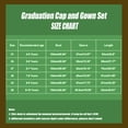 thumbnail image 3 of Bigetiay Toddler Kids Primary School Graduation Cap and Gown for Toddlers Green Cap and Gown Kids Ceremony Party Gift, Size 4T-10Y, 3 of 9