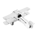 thumbnail image 2 of Biplane Aircraft Model, Vintage Iron Plane Model Collectible Airplane Desktop Decoration For Home Office Cafe Gallery, 2 of 7