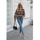 thumbnail image 4 of Blusa Zeagoo con botones y puños fruncidos para mujer, elegante, 4 of 6
