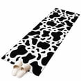 thumbnail image 2 of 2x6 Kitchen Runner Rug, Black and White Non-Skid Rubber Backing Large Rectangle Rugs - Living Room Bedroom Home Office, Farmhouse Cow Black White Indoor Floor Mat Carpets Washable Rug, 2 of 9
