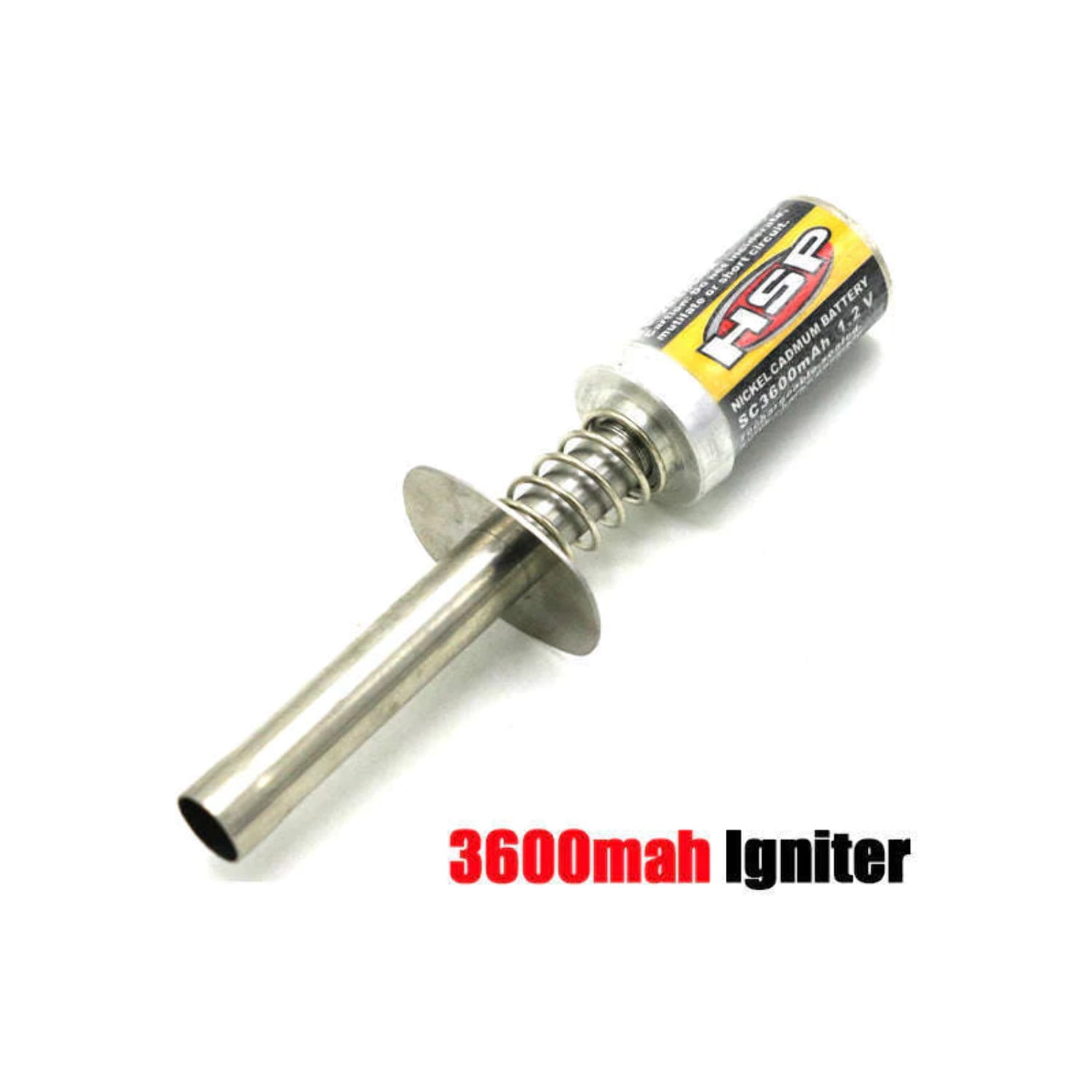 RC Nitro 1.2 V 1800mah / 3600mah RECHARGEABLE GLOW PLUG starter Igniter