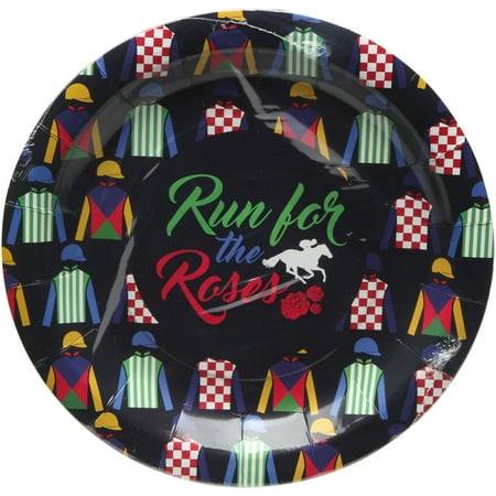 Kentucky Derby 8-Pack 9" Jockey Dinner Paper Plates - No Size