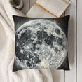 thumbnail image 3 of YINGXI  Decor Throw Pillow Case Full Moon Bright with Stars in Black Universe Cushion Covers for Women Men for Couch Bedroom Living 20x20in, 3 of 5
