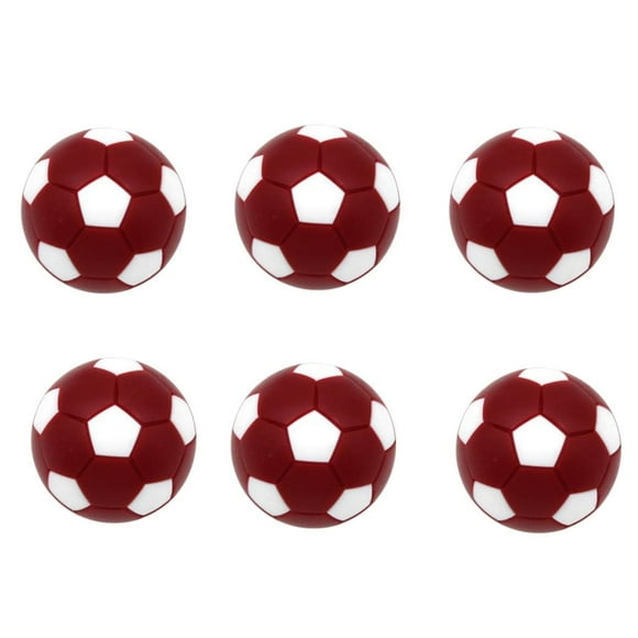 6 Piezas de Fútbol de Reempzos de Pelotas de Fútbol de 1,25 Pulgadas / 32 Mm para de de Futbolín Accesorio de Futbolín - Varios Colo DYNWAVEMX Reemplazo de balón de fútbol de mesa