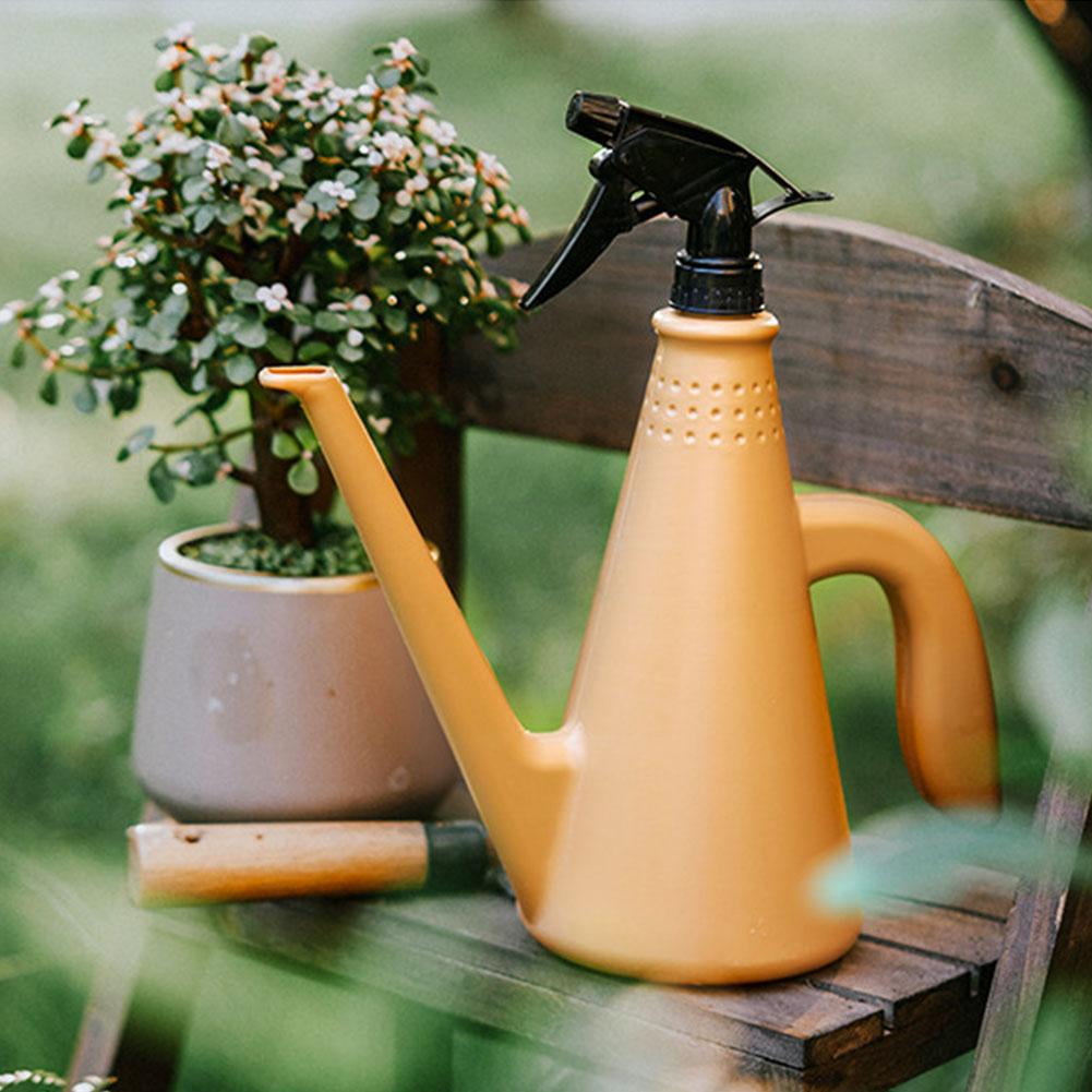Watering Can, 11.51 x 10.72 in, Dual-Use Shower & Stream Spout, Ergonomic Handle for Indoor Plants and Garden Beds