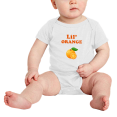 thumbnail image 2 of Cute Baby Bodysuit Lil' Orange Fruit Funny Boy & Gril Baby Jumpsuit Infant Clothes (White, 12-18 Months), 2 of 5