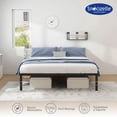 thumbnail image 4 of Magma Life Base de Cama Queen Size de Metal Resistente, Plataforma con Espacio de Almacenamiento, Fácil Armado, Soporte Antideslizante para Colchón, Diseño Moderno y Duradero, Gran Estabilidad, 4 of 5