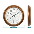 thumbnail image 2 of La Crosse Technology 18" Indoor/Outdoor Classic Antique Copper Atomic Analog Wall Clock, 404-59907-Int, 2 of 6