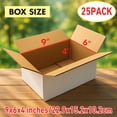 thumbnail image 5 of Mycheny 25-Pcs 9x6x4 Inches Corrugated Cardboard Shipping Boxes - BM964 Small Business Mailers, Ecommerce Gift Boxes for Mailing, Storing, 5 of 7