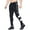 Black, variant on BROKIG Men's Stripe Gym Athletic Sweatpants Workout Jogger Pants (Large, Black)