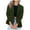 Army Green, variant on Black and Friday Suit Jacket for Women Plus Size Fayshow0 Women'S Casual Blazer Jackets Suit Long Sleeve Open Front with Button Pockets for Business Office,Blue Xxl
