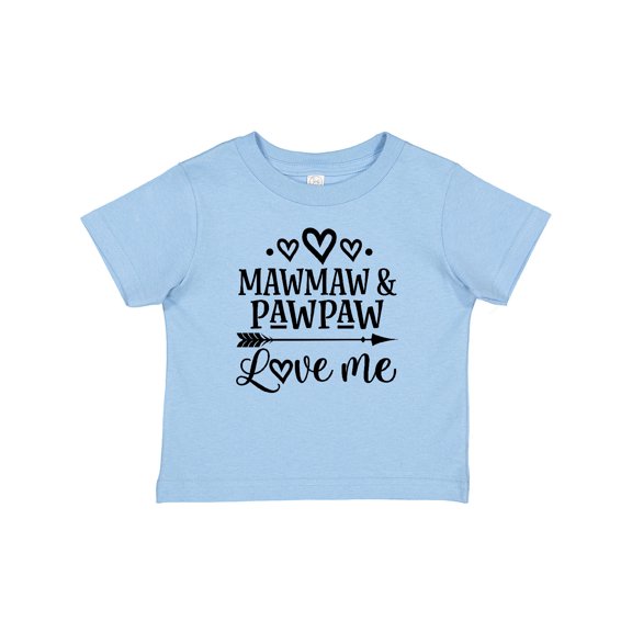 Inktastic Mawmaw and Pawpaw Love Me Girls Baby T-Shirt