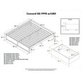 thumbnail image 4 of Leo & Lacey Urban King Storage Platform Bed in Espresso, 4 of 4