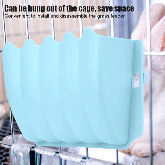 Pet Grass Feeder, Grass Feeder, Washable Dish Rack Holder For Rabbits Rats