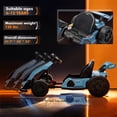 thumbnail image 4 of Go kart for Kids Ages 6 12, 24V Electric Drift Kart Ride on with 300W Motors, 360° Drift, 8.5 MPH, Adjustable Seat - Blue, 4 of 6