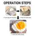 thumbnail image 4 of HOARBOEG Kitchen Restaurant Boiled Eggs Slicers Multipurpose Stainless Steel Eggs, 4 of 6