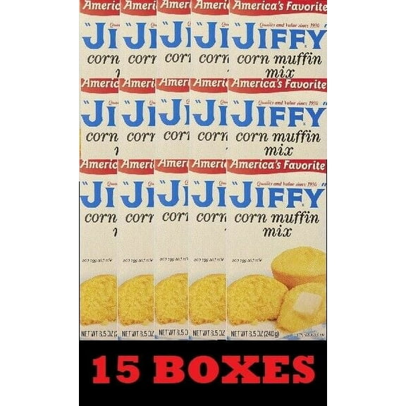 15x Jiffy Corn Muffin Mix 8.5 Oz Baking Cornbread Muffin 15 count 15 BOXES BULK