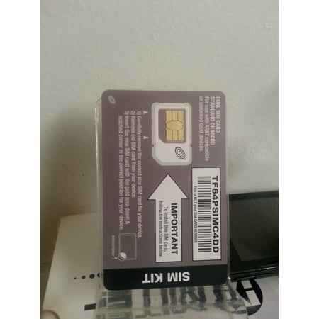 Tracfone Dual funded sim 1 year service included