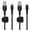 Black, variant on Belkin BoostCharge Pro Flex Braided USB Type A to Lightning Cable 2M/6.6FT, MFi Certified Charging Cable for iPhone 13, 12, 11, Pro, Max, Mini, SE, iPad and More, 2-Pack, Blue