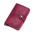 thumbnail image 1 of Cartera de cuero emergente de calidad de gran oferta con bloqueo RFID, tarjetero de Metal de aluminio para hombre y mujer Sincero Hogar, 1 of 6