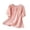 Pink 31, variant on 3/4 Length Sleeve Womens Tops Gathered Round Neck Puff Short Sleeve Linen Blend Blouse, Solid Heathered Loose‑Fit Casual A-line Top Blouses for Women