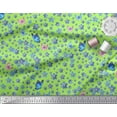 thumbnail image 2 of Soimoi Georgette Viscose Fabric Butterfly & Flower Fabric Prints By Yard 42 Inch Wide, 2 of 3