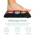 thumbnail image 3 of Best Choice Products Shiatsu Foot Massager, Electric Massage Platform w/ 6 Rollers, Heat Function - Burgundy, 3 of 7
