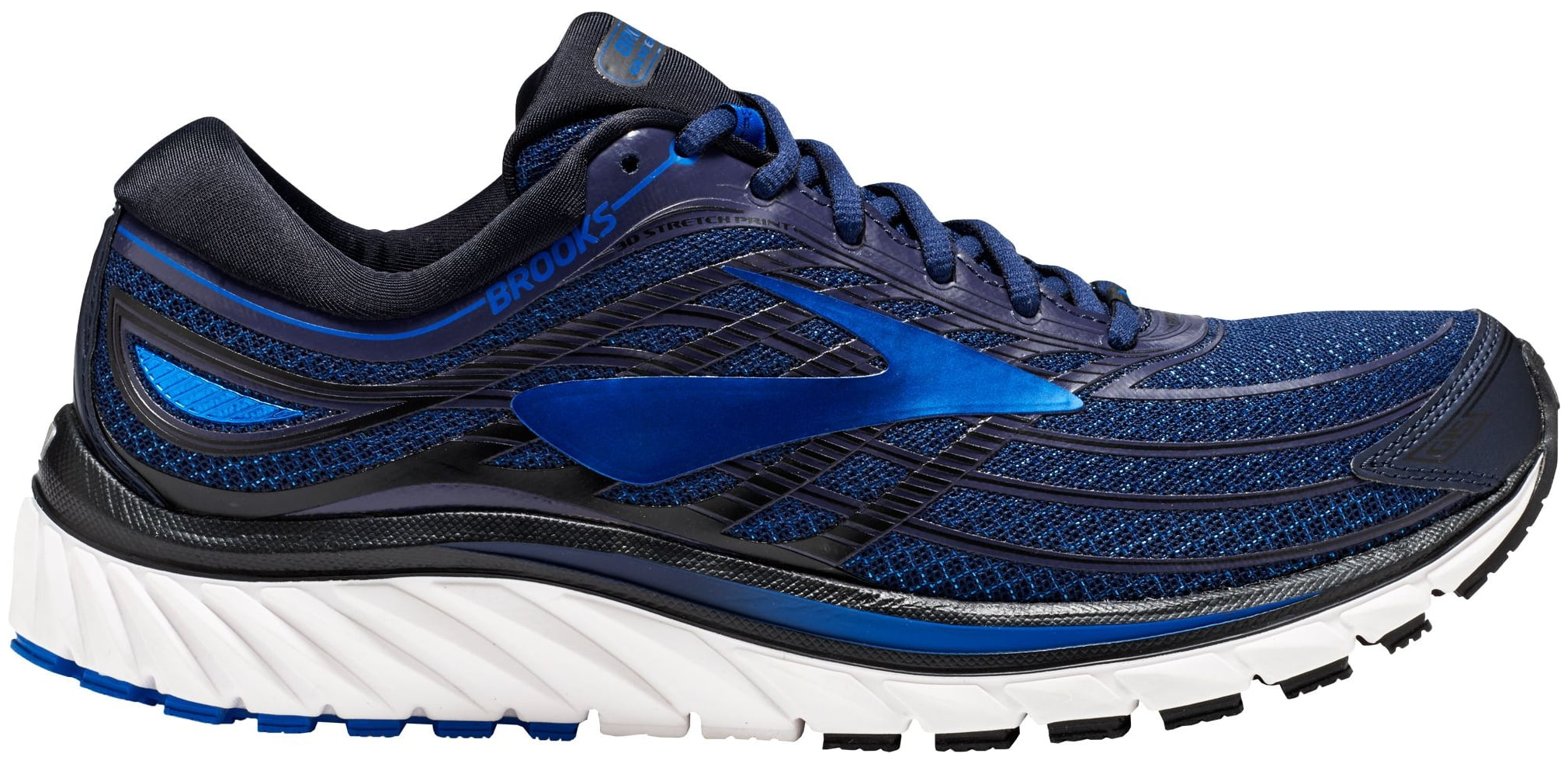 Brooks - Brooks Men's Glycerin 15 Peacoat Navy/Electric Brooks Blue ...