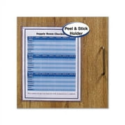 Self-Adhesive Shop Ticket Holders Super Heavy, 15 Sheets, 8 1/2 x 11, 50/Box