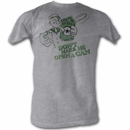 Popeye Comics Open A Can Adult Short Sleeve T Shirt