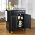 thumbnail image 3 of Bowery Hill Solid Granite Top Kitchen Island in Black, 3 of 6