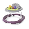 8TO8 Walky Talky Activity Baby Walker with Multi-Lingual Play Tray - Flora (Purple/Grey)