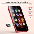 thumbnail image 2 of Innioasis Digital Device, 160GB MP3 Player with Bluetooth, S4 WiFi Music Player, 4 "" Android MP4 for Kids (Black_Red), 2 of 6
