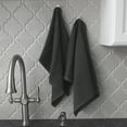 thumbnail image 5 of RITZ Royale Collection 100% Combed Terry Cotton, Oversized Kitchen Towel Set, 2-Pack, Solid, Graphite, 5 of 7