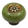 thumbnail image 1 of GUOOL Poignées de Porte en Céramique pour Armoire Commode Poignées de Tiroir Matériel Simple Vert, 1 of 8