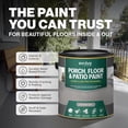 thumbnail image 2 of Evolve Porch & Floor Paint, Fast-Drying Wood and Concrete Paint, Battleship Gray, 5 Gallon, 2 of 9