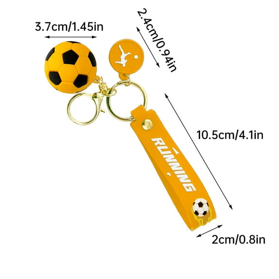 SLYNSHome Clearance European Cup Football Keychain Glue Football Pendant Football Jewelry Keychain