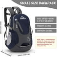 thumbnail image 2 of Cycling Hiking Backpack Water Resistant Travel Backpack Lightweight Small Daypack, 25L, 2 of 7