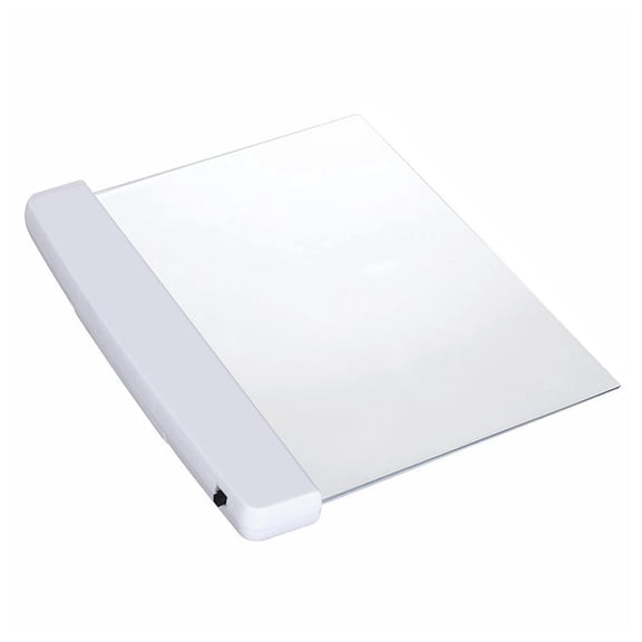 Book Light, Rechargeable Clear LED Flat Reading Light with 3 Colors & Timer, Dimmable Panel Plate Lamp Book Full Page Lights Dual-Use Bookmark Design Gift for Readers