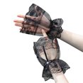thumbnail image 2 of Penkiiy Elegant Vintage Lace Gloves - Lolita Wedding Wrist Cuffs for Brides, Photoshoots & Vintage Fashion, 2 of 4