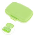 thumbnail image 3 of Unique Bargains 1 Pc 8 Grids Double Layer Pill Box for Travel Light Green, 3 of 6