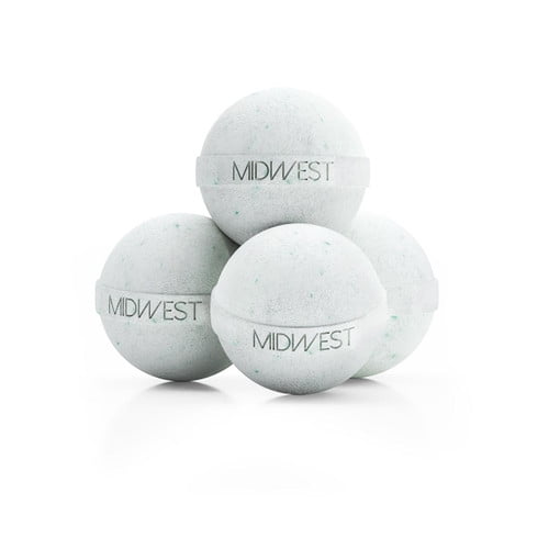 Eucalyptus Luxury Bath Bombs -Set of 10 - Extra Large - 4.5oz